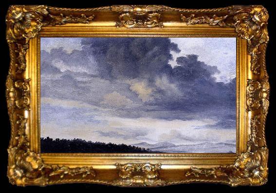 framed  Pierre de Valenciennes Wolkenstudien, ta009-2